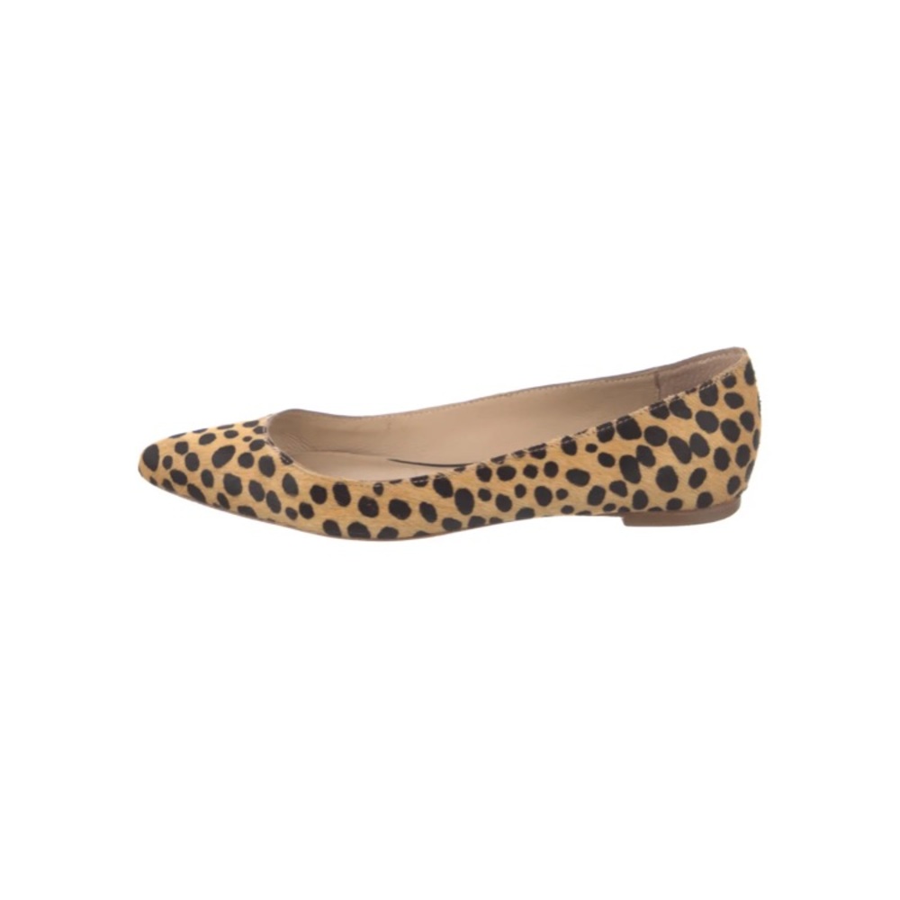 Loeffler Randall Ponyhair Leopard Print Flats 6.5